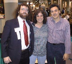David and Audri...and Mike! Spring Internet World, 1997, in L.A.